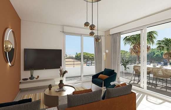 Appartement T3 dans un nouveau complexe résidentiel à Villeneuve-Loubet