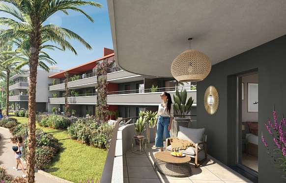 Appartement T3 dans un nouveau complexe résidentiel à Villeneuve-Loubet